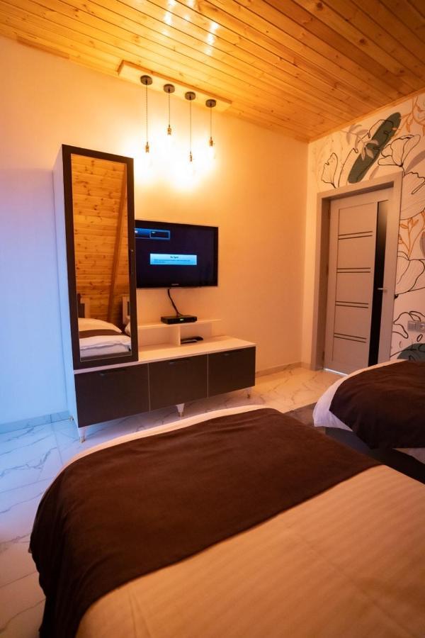 Qafqaz Family Chalet Villa Gabala Bagian luar foto