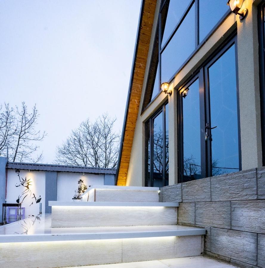 Qafqaz Family Chalet Villa Gabala Bagian luar foto