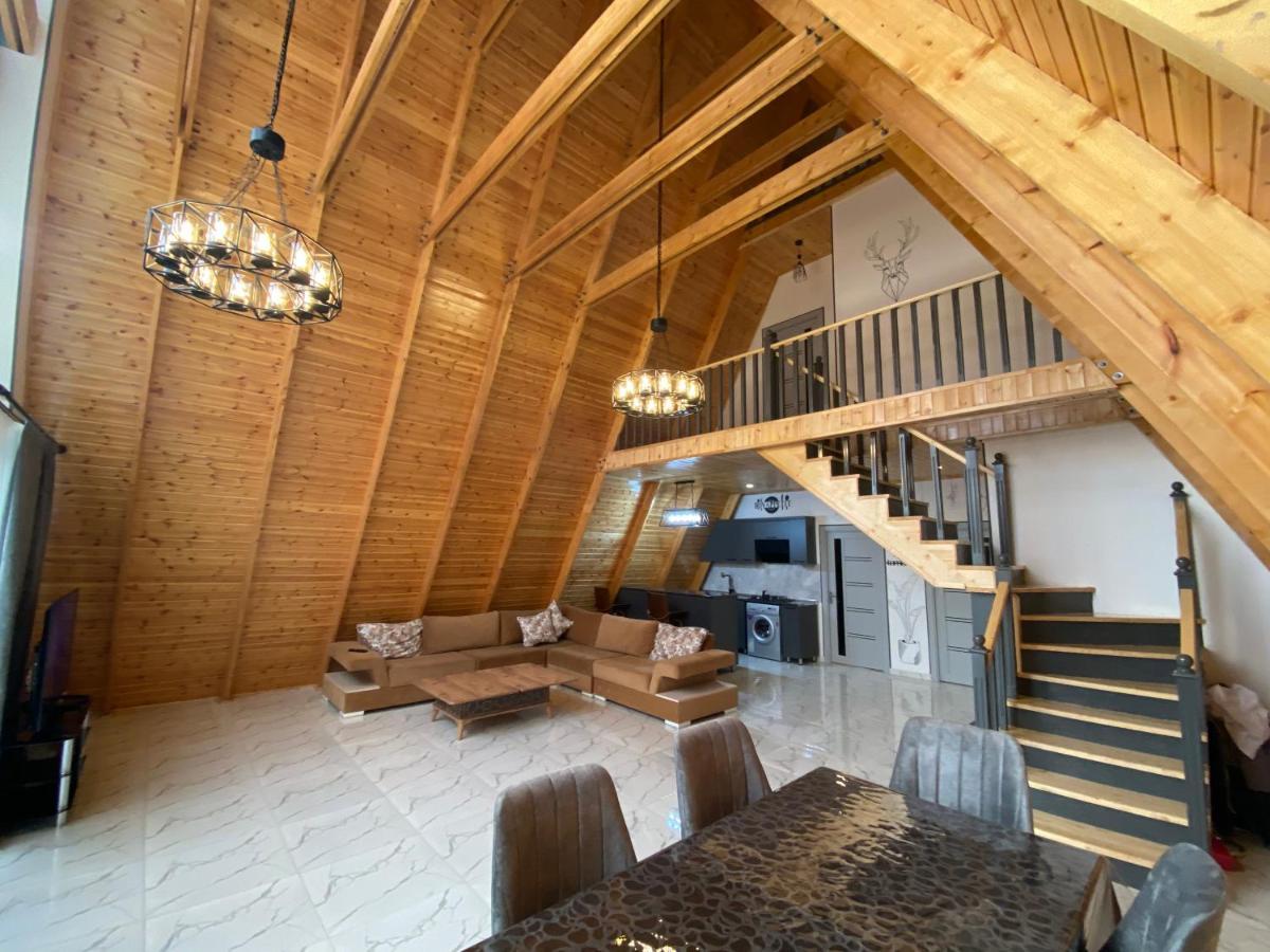 Qafqaz Family Chalet Villa Gabala Bagian luar foto