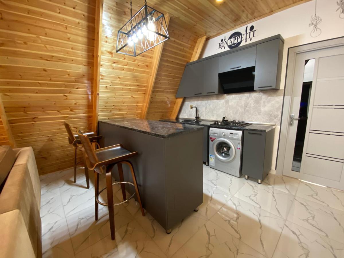 Qafqaz Family Chalet Villa Gabala Bagian luar foto