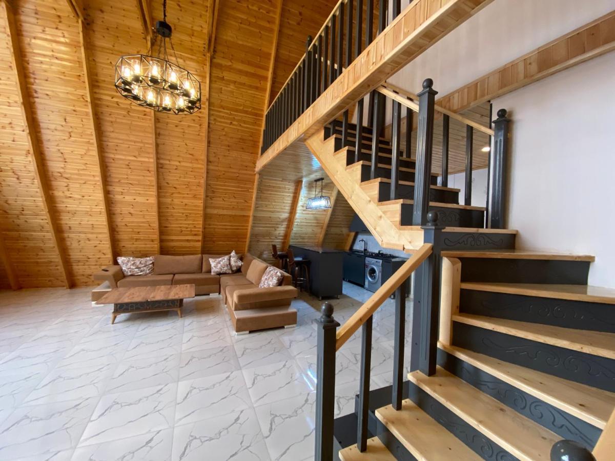Qafqaz Family Chalet Villa Gabala Bagian luar foto