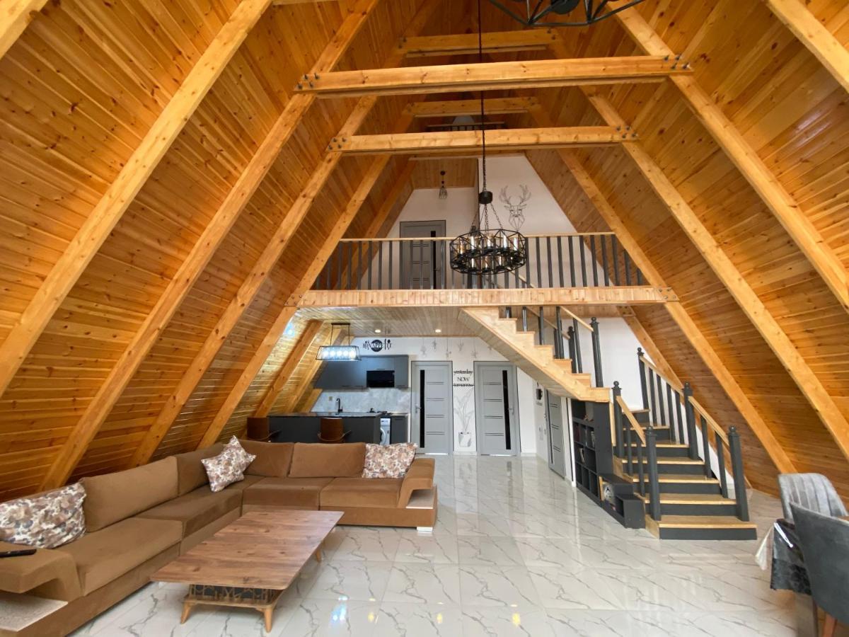 Qafqaz Family Chalet Villa Gabala Bagian luar foto