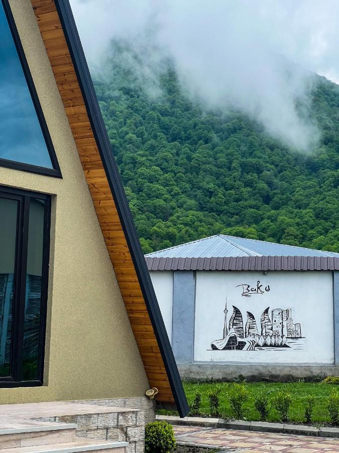 Qafqaz Family Chalet Villa Gabala Bagian luar foto