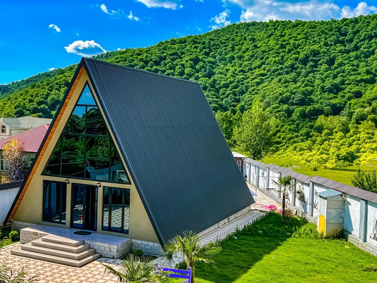 Qafqaz Family Chalet Villa Gabala Bagian luar foto