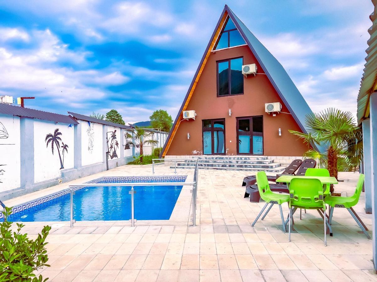 Qafqaz Family Chalet Villa Gabala Bagian luar foto