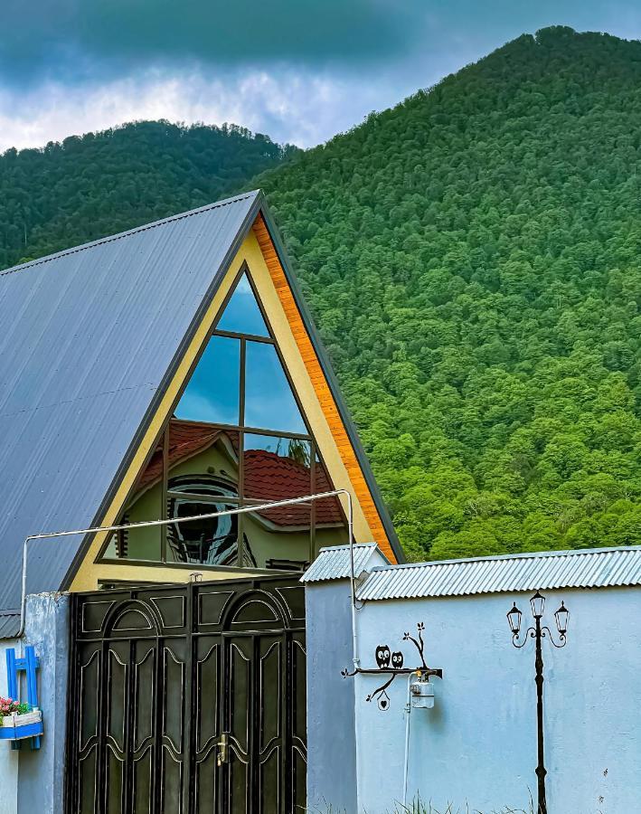 Qafqaz Family Chalet Villa Gabala Bagian luar foto